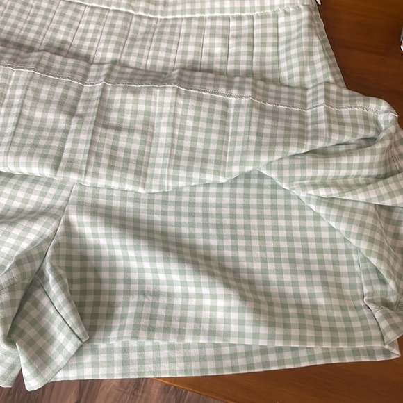 Zara Gingham Skort - Picture 5 of 6